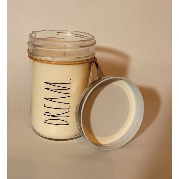 Rae Dunn 6.5 oz Mason Jar Candle DREAM - Picture 4 of 5